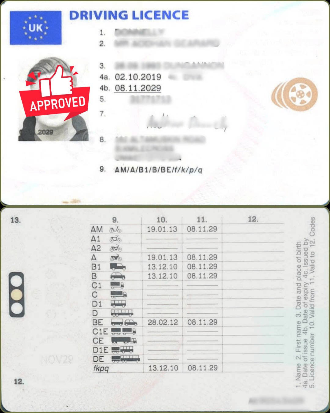 A UK International Driving Permit (IDP) required for legal self-drive motorbike and car rentals on the Ha Giang Loop.
